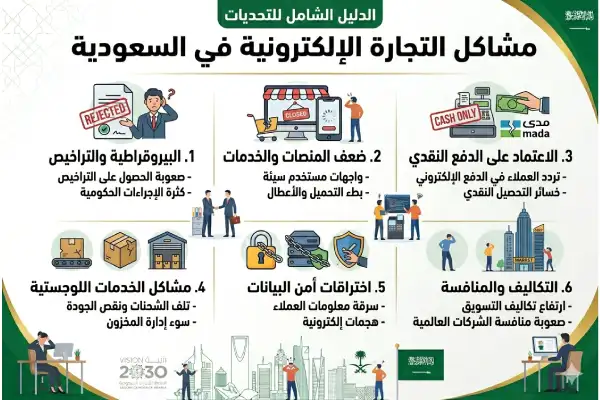 مشاكل التجارة الإلكترونية في السعودية
