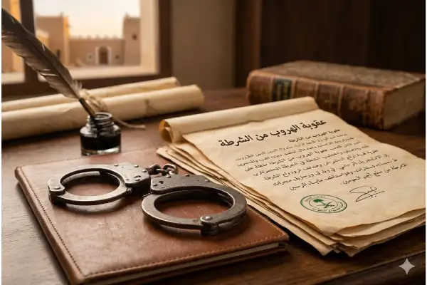 مخالفة الهروب من الدوريات الأمنية في السعودية