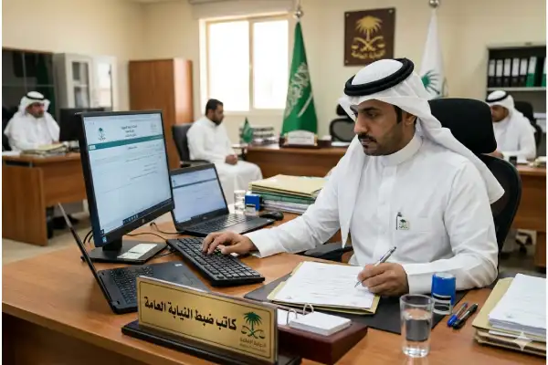 كاتب ضبط النيابة العامة في السعودية