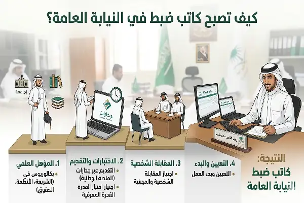 كيف أصبح كاتب ضبط في النيابة العامة؟