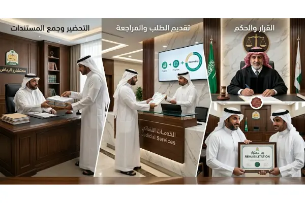 اجراءات رفع دعوى رد اعتبار 