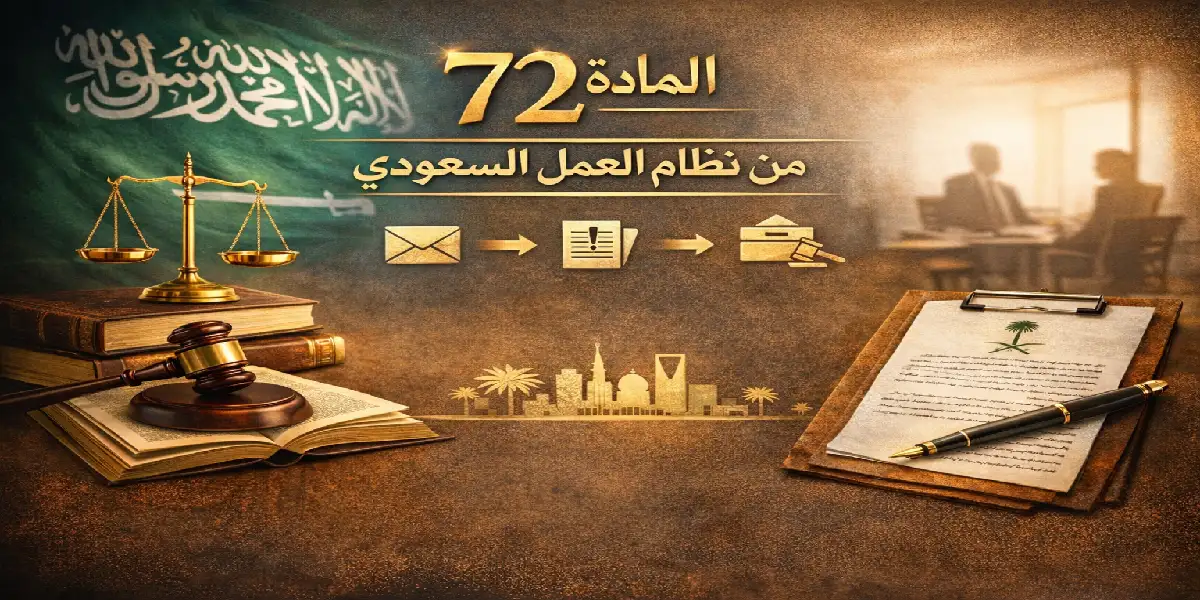 المادة 72 من نظام العمل السعودي