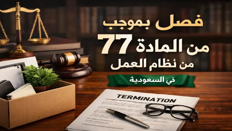 فصل بموجب المادة 77 من نظام العمل هل يستحق ساند؟