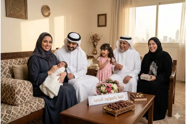 توضيح إضافة مولود زيارة عائلية داخل السعودية