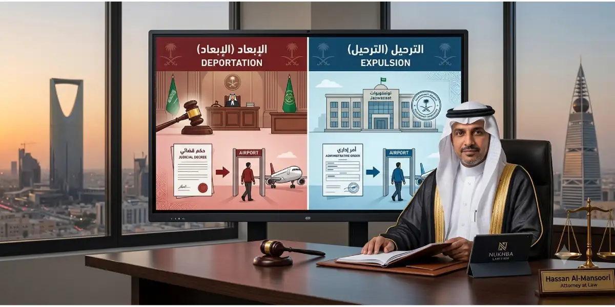 الفرق بين الإبعاد والترحيل في السعودية
