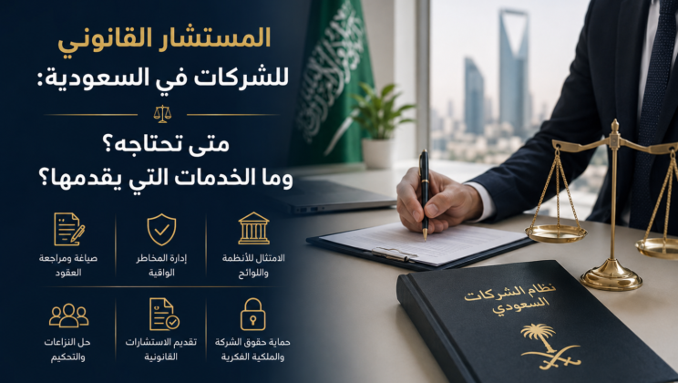 المستشار القانوني للشركات في السعودية: متى تحتاجه؟ وما الخدمات التي يقدمها؟