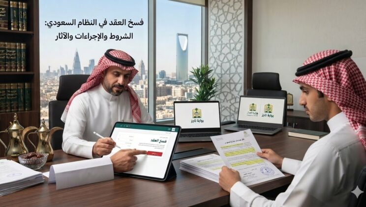 فسخ العقد في النظام السعودي: الشروط والإجراءات والآثار